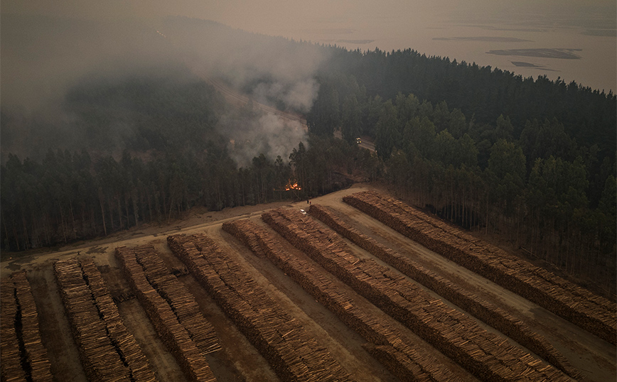 Πυρκαγιές στη Χιλή Πυρκαγιές στη Χιλή