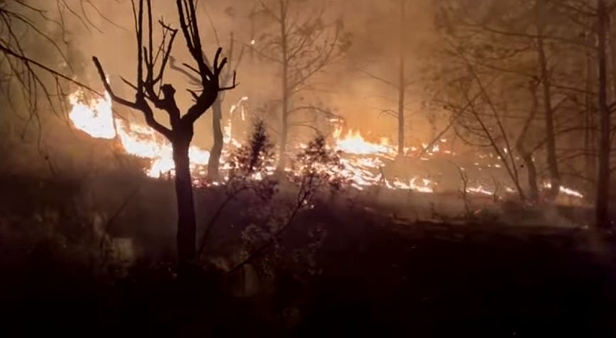 Δασική πυρκαγιά μαίνεται εκτός ελέγχου στην ανατολική Ισπανία – Επτακόσιοι πυροσβέστες μάχονται για την κατάσβεσή της