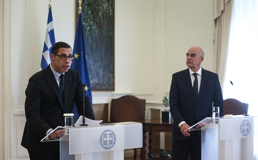 Ο Νίκος Δένδιας και ο Κωνσταντίνος Κόμπος Ο Νίκος Δένδιας και ο Κωνσταντίνος Κόμπος