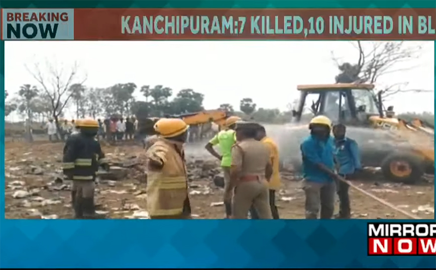 Έκρηξη σε εργοστάσιο κατασκευής πυροτεχνημάτων στην Ινδία &#8211; Οκτώ νεκροί και 16 τραυματίες
