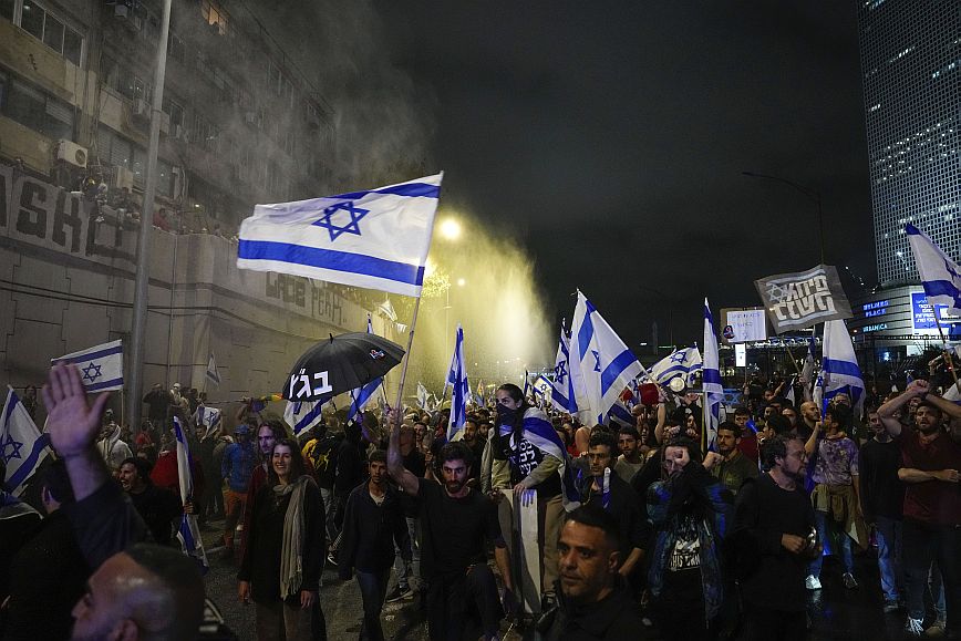 Συνεχίζονται οι διαμαρτυρίες στο Ισραήλ κατά της μεταρρύθμισης του δικαστικού συστήματος που προωθεί ο Νετανιάχου