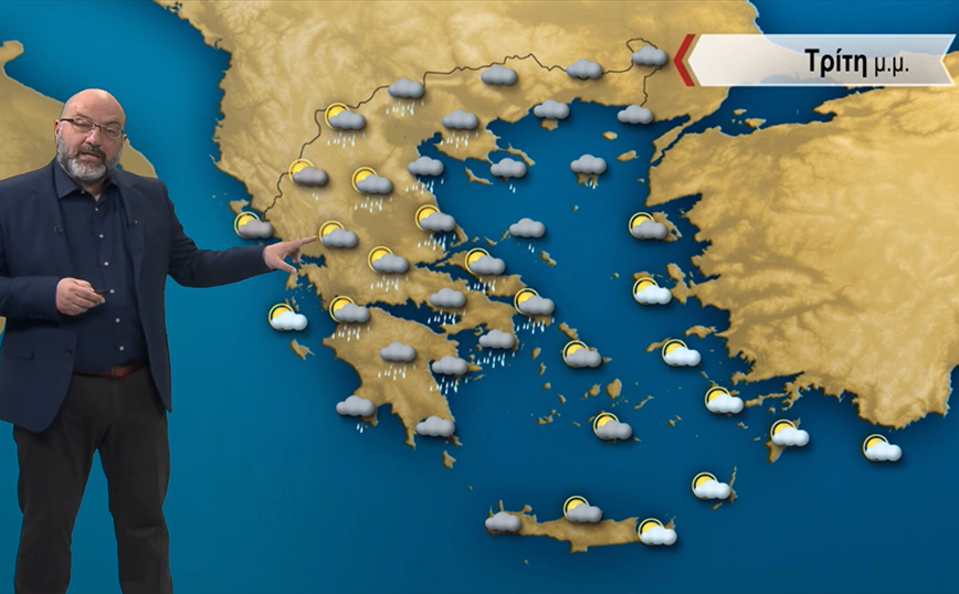 Σάκης Αρναούτογλου: Έρχονται βροχές στην Αττική &#8211; Τι καιρό θα κάνει την 25η Μαρτίου