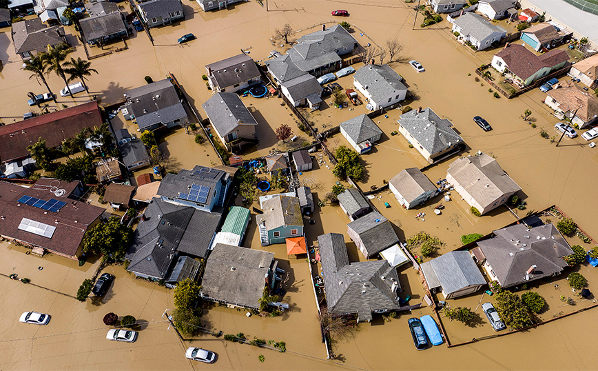 Καλιφόρνια πλημμύρες Καλιφόρνια πλημμύρες