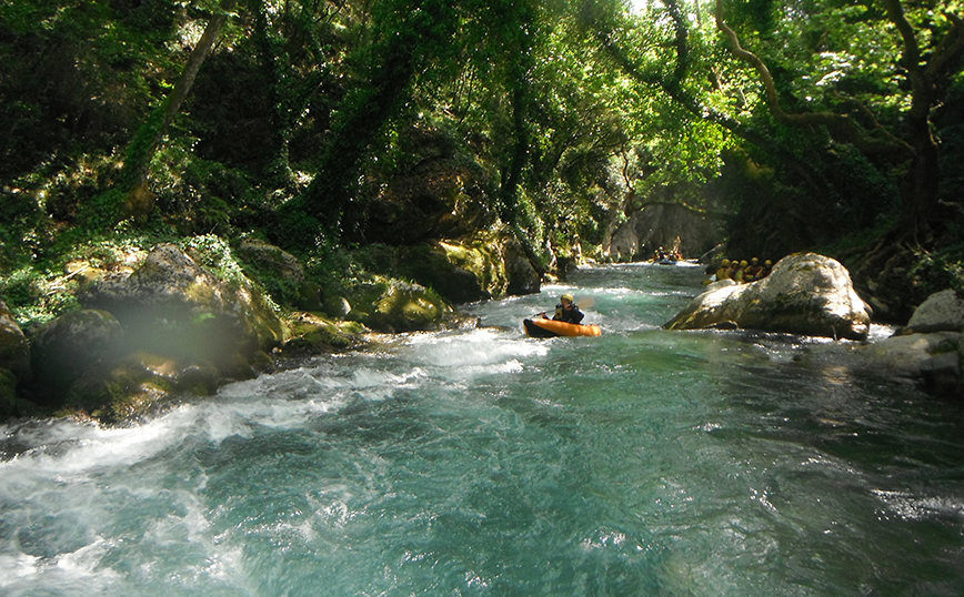 Λούσιος ποταμός, Αρκαδία