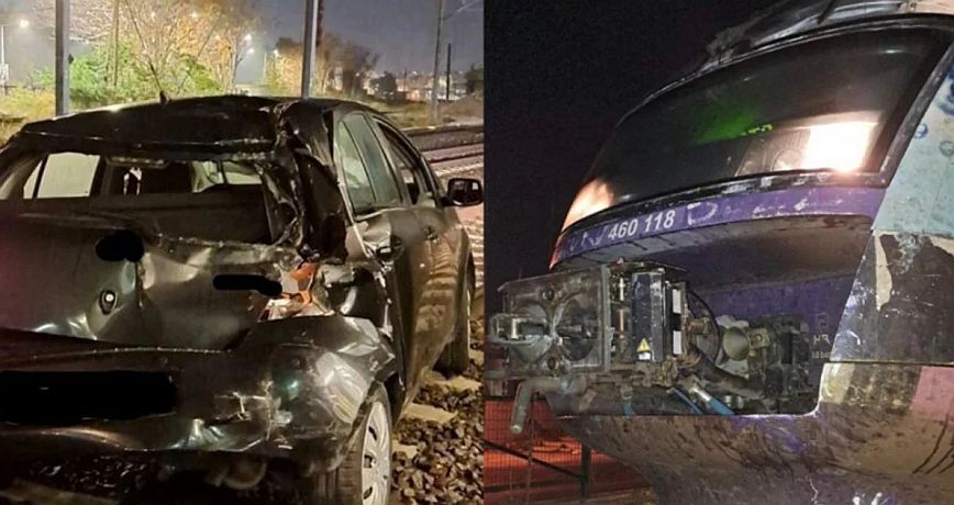 Παραλίγο τραγωδία στη Χαμοστέρνας τον Δεκέμβριο &#8211; Συρμός είχε πέσει σε αυτοκίνητο μετά από ασυνεννοησία των αρμοδίων