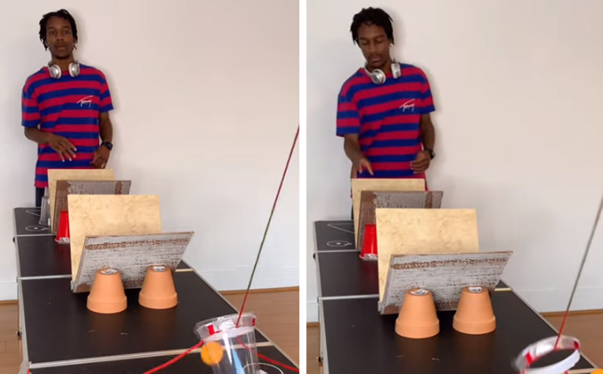 Το απίθανο κόλπο ευστοχίας που θα δεις αρκετές φορές