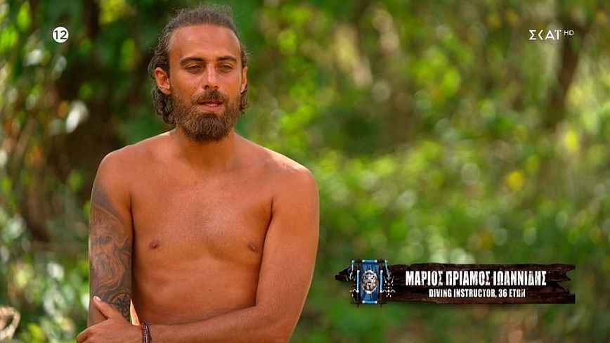 Survivor: Το «ευχαριστώ» του Μάριου Πρίαμου στην Ελευθερία Ελευθερίου