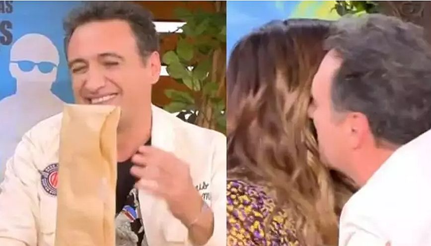 Βαγγέλης Αλεξανδρής: «Τα έχασε» με το δώρο που έλαβε από την Ναταλία Γερμανού – Μπορώ να σε φιλήσω;