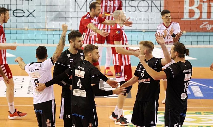 Volley League: Ο ΠΑΟΚ μετά από ματς θρίλερ επικράτησε 3-2 του Ολυμπιακού και ισοφάρισε τη σειρά σε 1-1