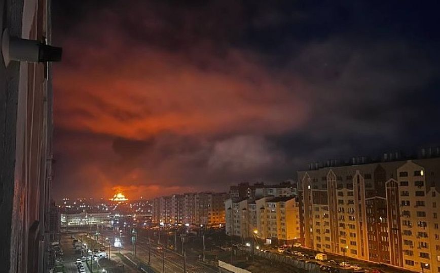 Πόλεμος στην Ουκρανία: Φωτιά σε δεξαμενή καυσίμων στην Κριμαία &#8211; Πιθανόν από επίθεση με drone