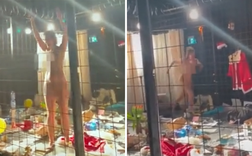Καλλιτέχνης στη Σουηδία κλειδώθηκε σε κλουβί μόνη της και γυμνή – Προσπάθησε να ανακαλύψει τον εαυτό της