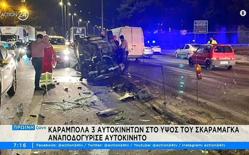 Κίνηση τώρα: Μποτιλιάρισμα στην Αθηνών-Κορίνθου μετά την καραμπόλα – Δύσκολη η κατάσταση στους δρόμους