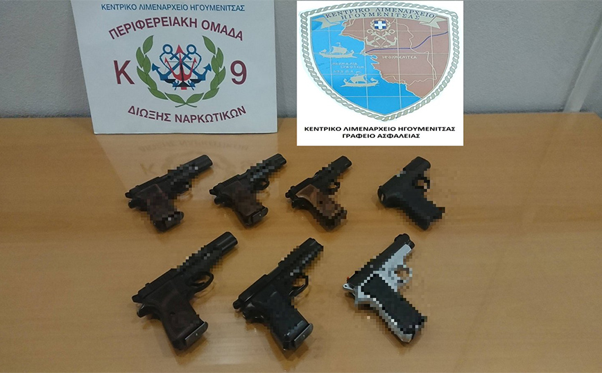 «Μπλόκο» σε 23χρονο που είχε κρυμμένα στην πόρτα του αυτοκινήτου του επτά πιστόλια