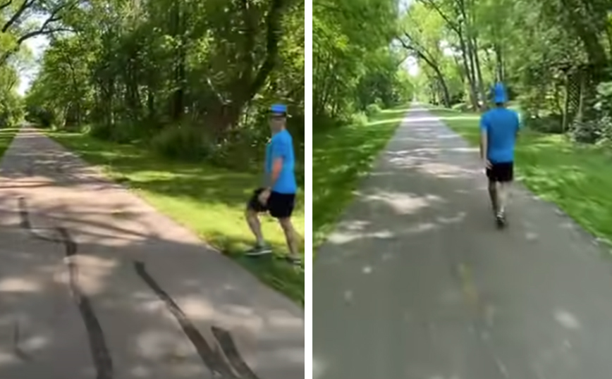 Πόσο διαφορετικά αντιδρούν διάφοροι τύποι πεζών όταν ένα ποδήλατο κινείται πίσω τους