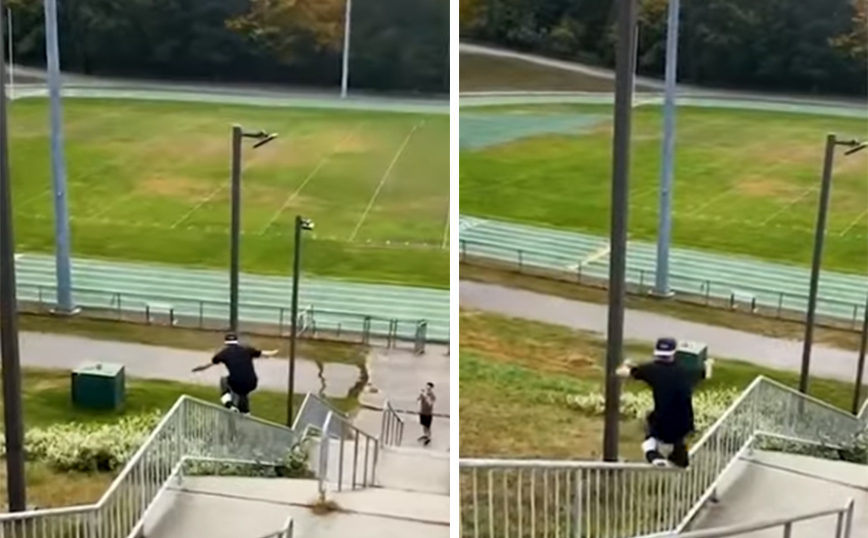 Ένας διαφορετικός τρόπος να κατέβεις τη σκάλα