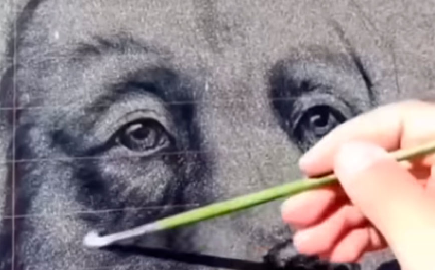 Όταν είσαι καλλιτέχνης ακόμη και η σκόνη είναι καμβάς