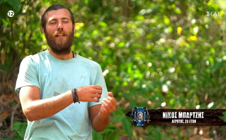 Survivor All Star: Ο Νίκος Μπάρτζης βγήκε στον τάκο και πιστεύει πως «το έκαναν για να σώσουν τον κ…ο τους»