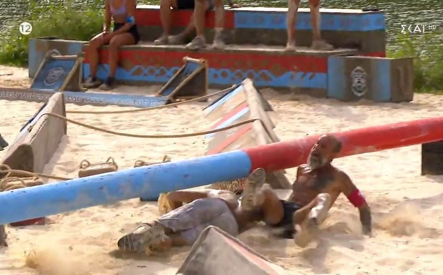 Survivor All Star: Προσωρινά εκτός παιχνιδιού Τάκης Καραγκούνιας και Νίκος Μπάρτζης – Τάκλιν, αγκωνιές και σπρωξιές