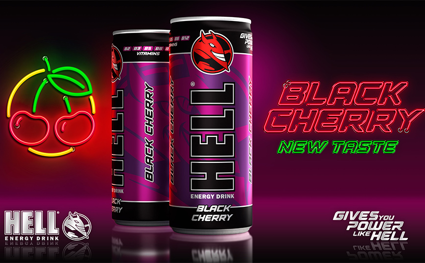 Η νέα γεύση HELL ENERGY Black Cherry θα σε συνεπάρει