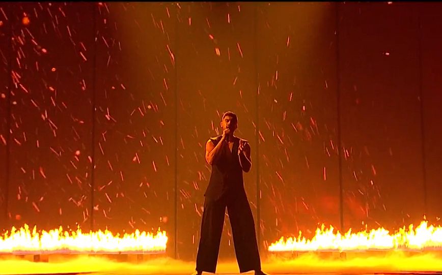 Eurovision 2023: Η εντυπωσιακή εμφάνιση του Andrew Lambrou για την Κύπρο