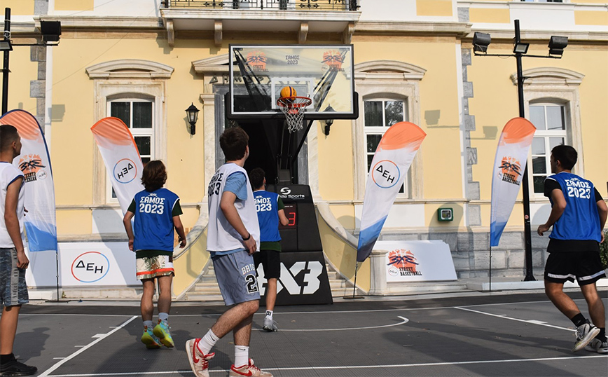 Οι παρέες έγιναν ομάδες στο 3&#215;3 ΔΕΗ Street Basketball στη Σάμο