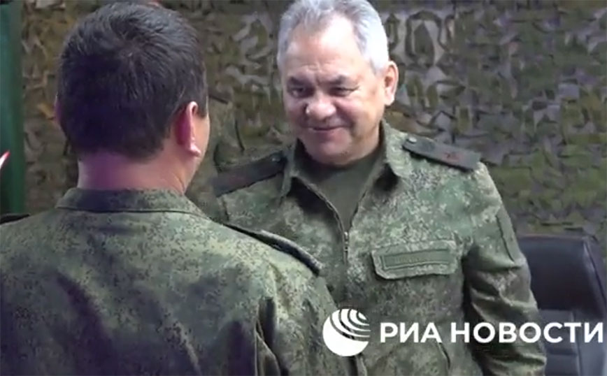 Ο Ρώσος υπουργός Άμυνας μετέβη στην κατεχόμενη από τις ρωσικές δυνάμεις περιφέρεια της Ζαπορίζια για επιθεώρηση