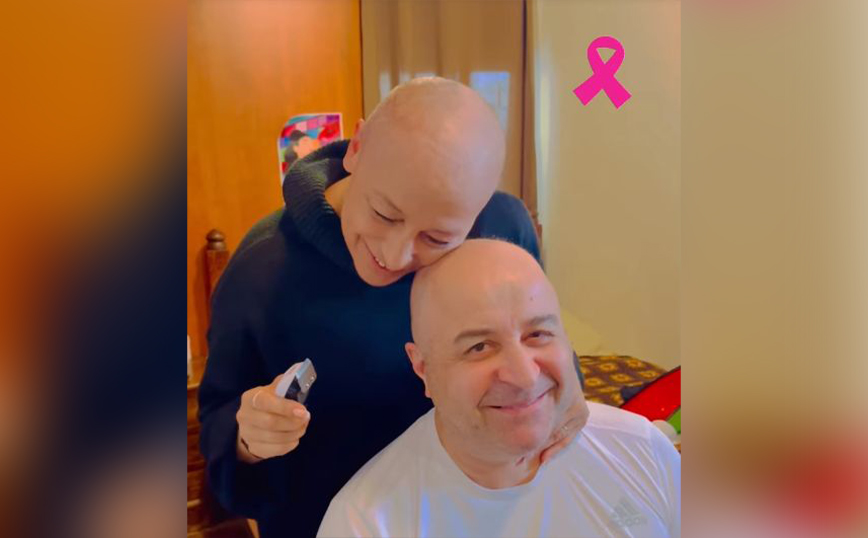 Μάρκος Σεφερλής: Ξύρισε το κεφάλι του και στέκεται στο πλευρό της συνεργάτιδάς του που δίνει μάχη με τον καρκίνο