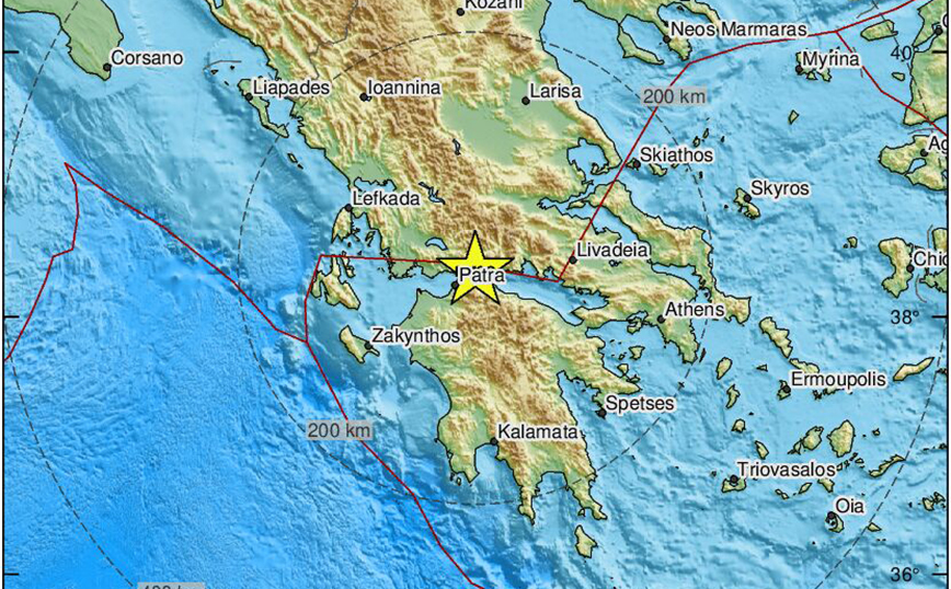 Σεισμός στην Ναύπακτο &#8211; Έγινε αισθητός σε Αχαΐα και Αιτωλοακαρνανία