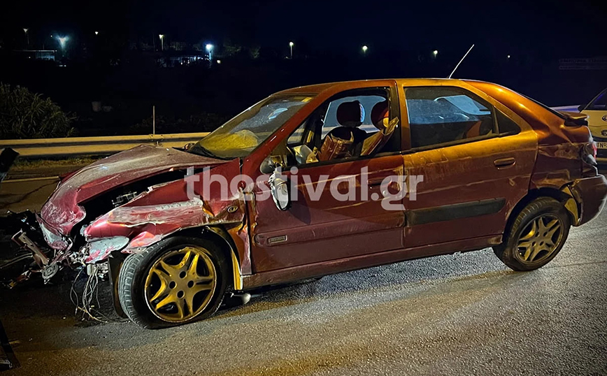 Σοβαρό τροχαίο στις Σέρρες με αυτοκίνητο που μετέφερε μετανάστες – Πέντε τραυματίες