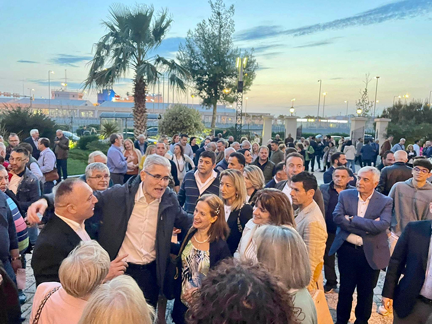 Συγκέντρωση Άγγελου Τσιγκρή στην Πάτρα