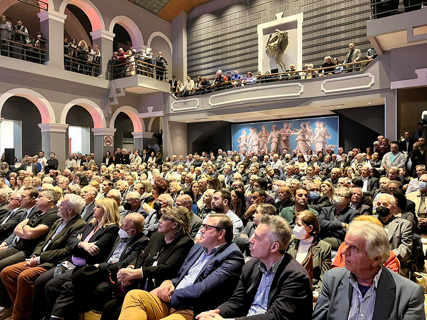 Συγκέντρωση Άγγελου Τσιγκρή στην Πάτρα