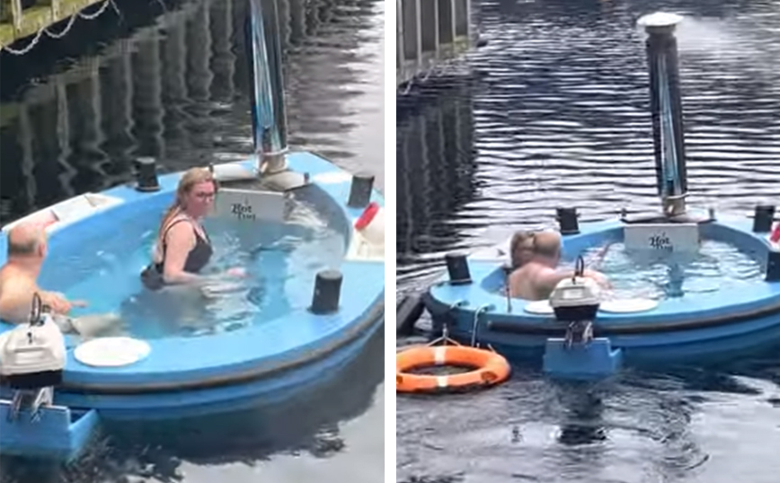 Απλές καθημερινές στιγμές στο ποτάμι