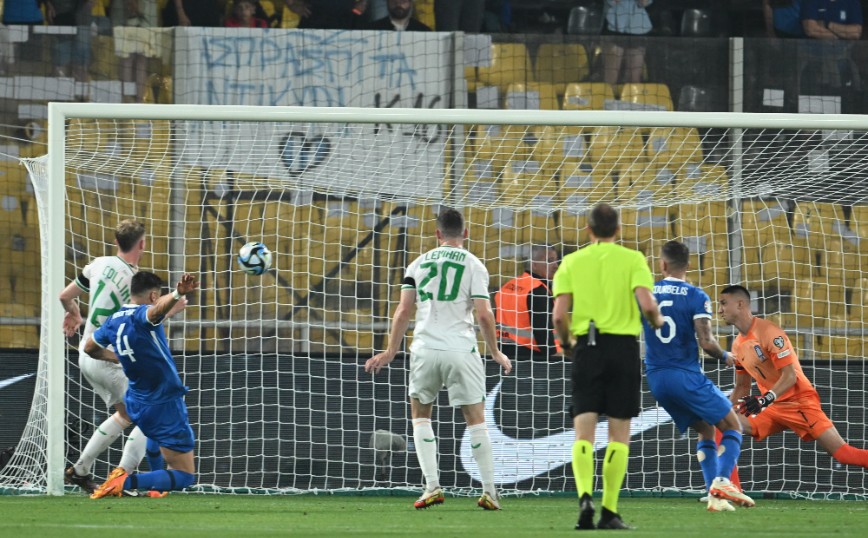 Ελλάδα – Ιρλανδία: 1-1 στο 27′ ο Κόλινς
