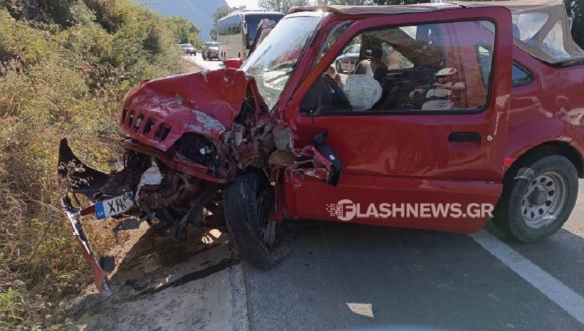 Κρήτη: Τρεις τουρίστες τραυματίστηκαν από σφοδρή σύγκρουση οχημάτων στα Χανιά