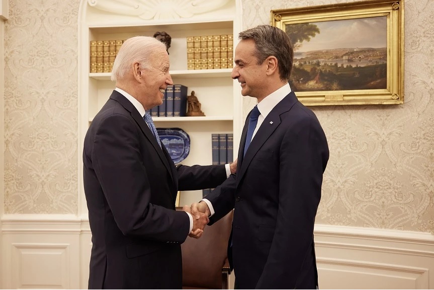 Ο Μπάιντεν συνεχάρη τον Μητσοτάκη για τη νίκη της ΝΔ: «Ελλάδα και  Ηνωμένες Πολιτείες υπερασπίστηκαν τη δημοκρατία»