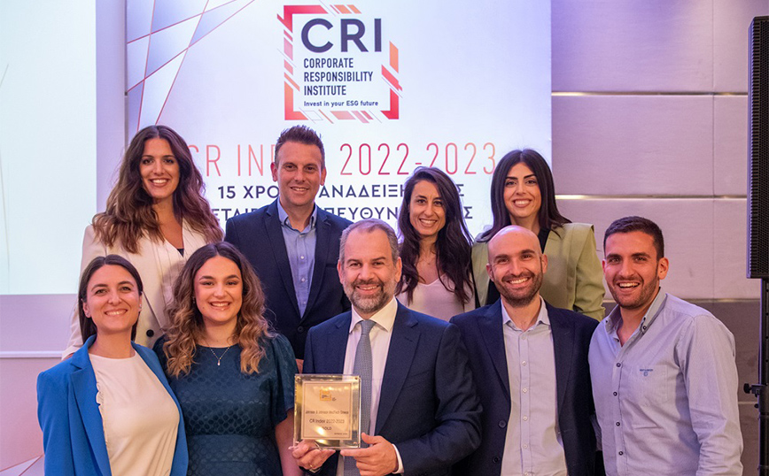 Johnson & Johnson MedTech Ελλάδας Gold Award & Best in Marketplace στον Εθνικό Δείκτη Εταιρικής Υπευθυνότητας με κριτήρια ESG