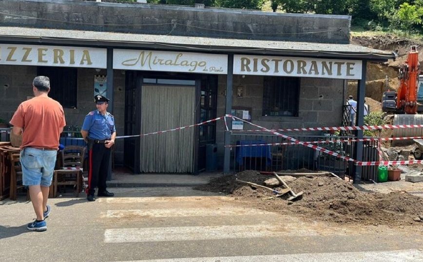 Ένας νεκρός έπειτα από κατάρρευση αναχώματος σε εστιατόριο στη Ρώμη