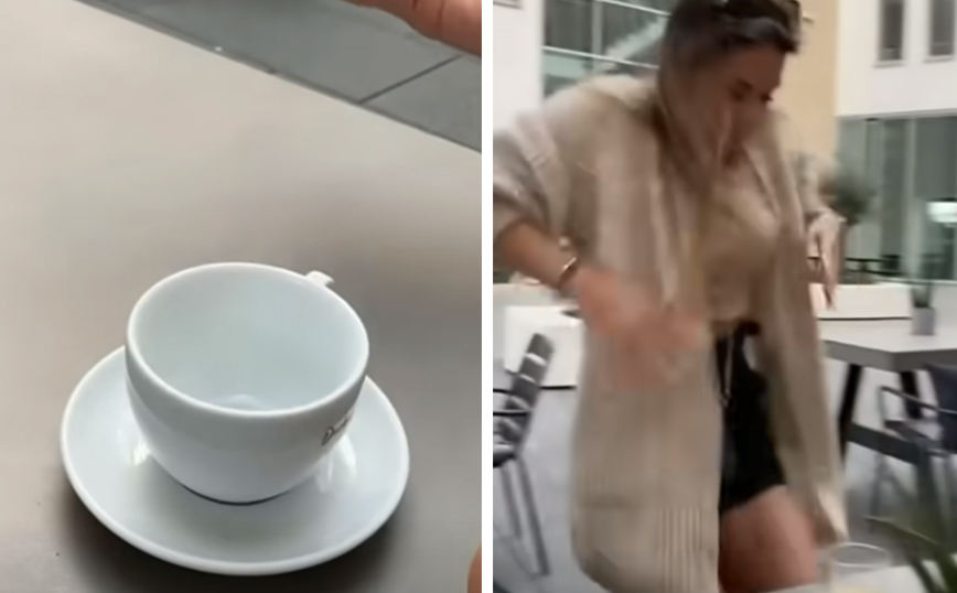 Πάναπλη και επική φάρσα με τον «χυμένο καφέ»