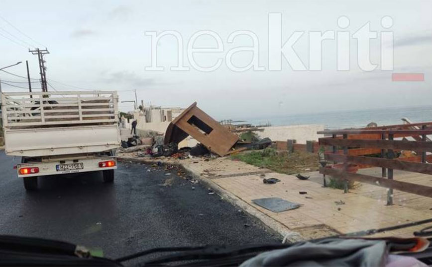 Βίντεο από το τροχαίο δυστύχημα με θύμα 34χρονο στην Κρήτη &#8211; Εκσφενδονίστηκε από το αυτοκίνητο