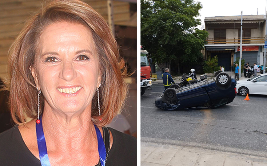 Τροχαίο ατύχημα για τη Χριστίνα Σούζη &#8211; Ντελαπάρισε το αμάξι της στην Κηφισίας