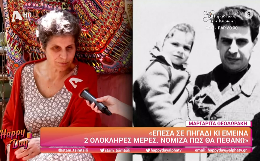 Μαργαρίτα Θεοδωράκη: Έπεσα σε ένα πηγάδι και έμεινα 2 ημέρες – Νόμιζα πως θα πεθάνω