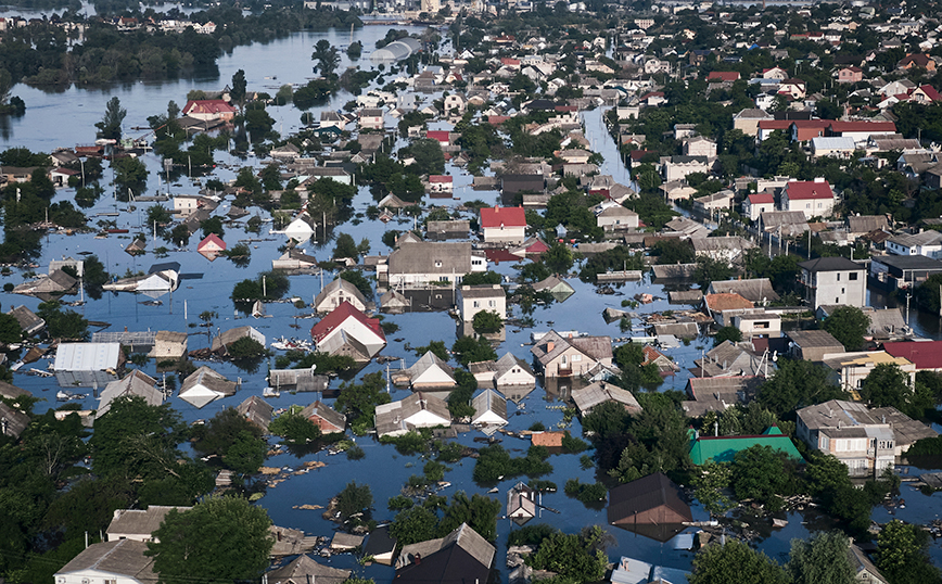 Ανατίναξη φράγματος στην Ουκρανία
