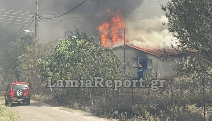 Φωτιά τώρα στη Λαμία: Εκκενώνεται το βόρειο τμήμα της πόλης