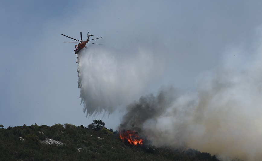 Υπό μερικό έλεγχο η φωτιά στη Μεσσηνία