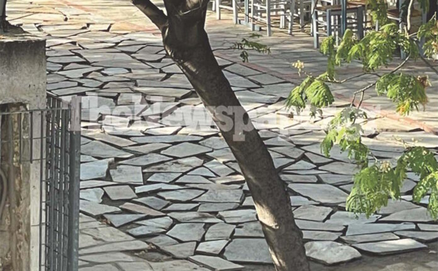 Επιχειρηματίας από τον Βόλο πλακόστρωσε πάρκο για να βάζει τραπεζάκια – Ετοίμαζε τα τσιμέντα στην κουζίνα του εστιατορίου