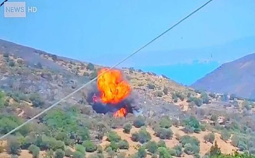 Συντριβή καναντέρ: «Δεν μπορούσαν να δουν τα δέντρα από τον καπνό – Είχαν σβήσει το μισό βουνό και θα έφευγαν»
