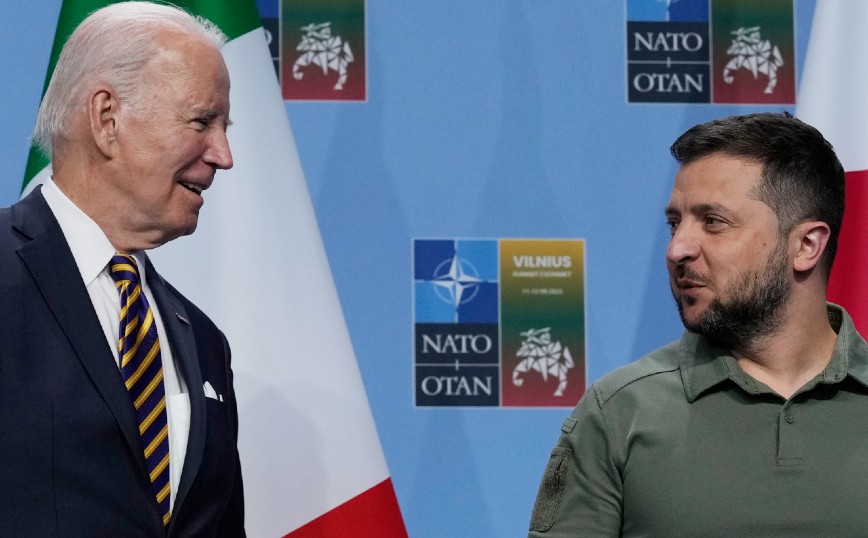 Ο Μπάιντεν θέλει την ένταξη της Ουκρανίας στο ΝΑΤΟ «σε μία ώρα και 20 λεπτά» αλλά μετά τον πόλεμο