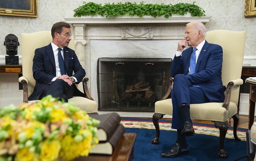 Ανυπομονεί ο Τζο Μπάιντεν για την ένταξη της Σουηδίας στο ΝΑΤΟ