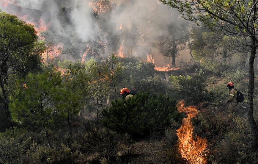 Πολύ υψηλός κίνδυνος πυρκαγιάς αύριο σε Αττική, Στερεά Ελλάδα, Πελοπόννησο, Κρήτη και Αιγαίο