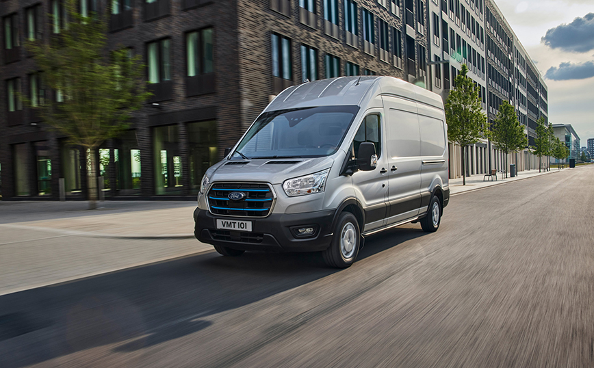 Ford E-Transit Van: Ετοιμοπαράδοτο με 184 ή 269 ίππους και αυτονομία έως 350 χλμ